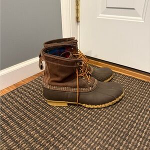 L.L. Bean Brown and Tan Duck Boots